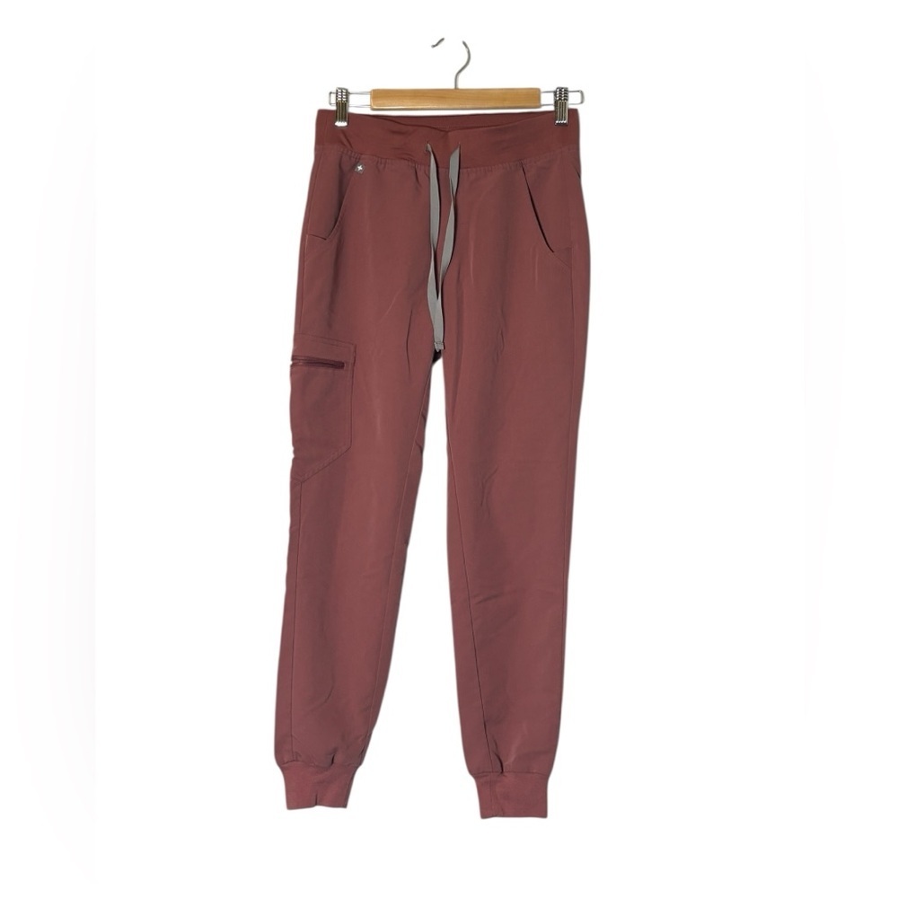 Figs Women’s Zamora Jogger Scrub Pants Mauve Pink Size XS
